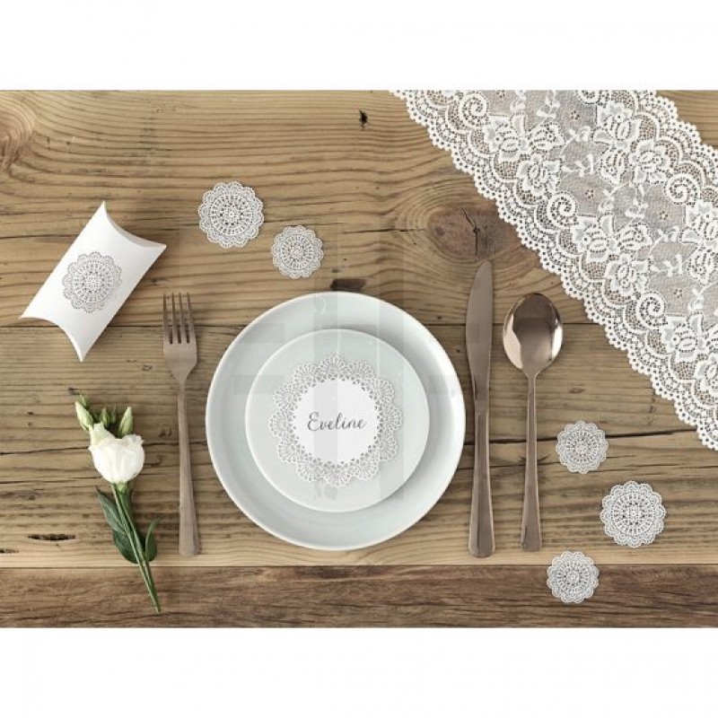    Ültető kártya tányérra - 10 db/csomag Esküvői díszítés